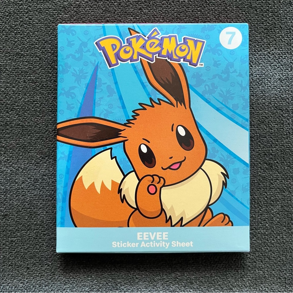 Pokemon Eevee Sticker Activity Sheet - #7 McDonald’s